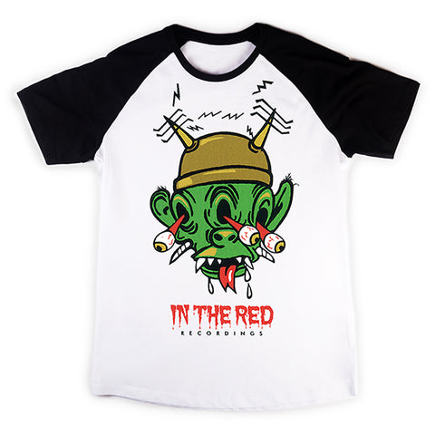 In The Red Monster Head Baseball Tee